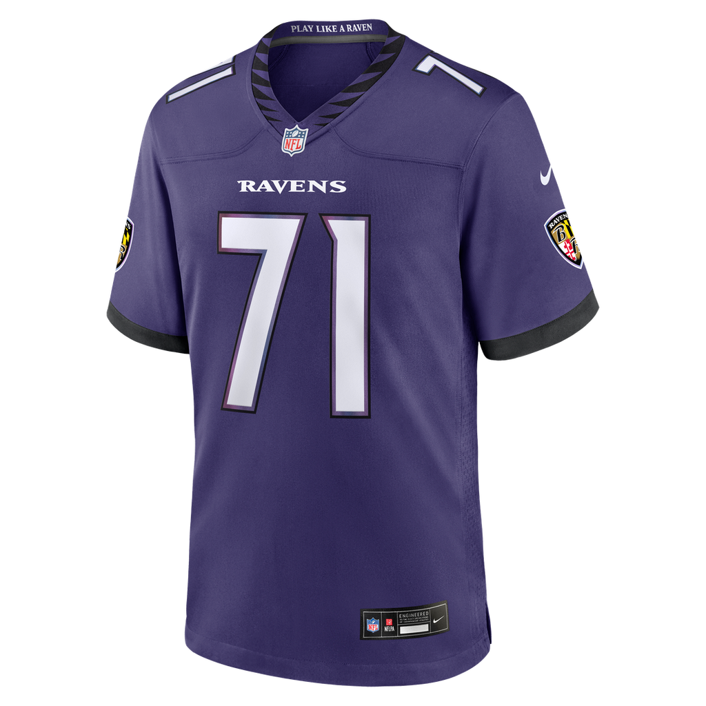 Olaivavega Ioane Baltimore Ravens Game Jersey - Purple