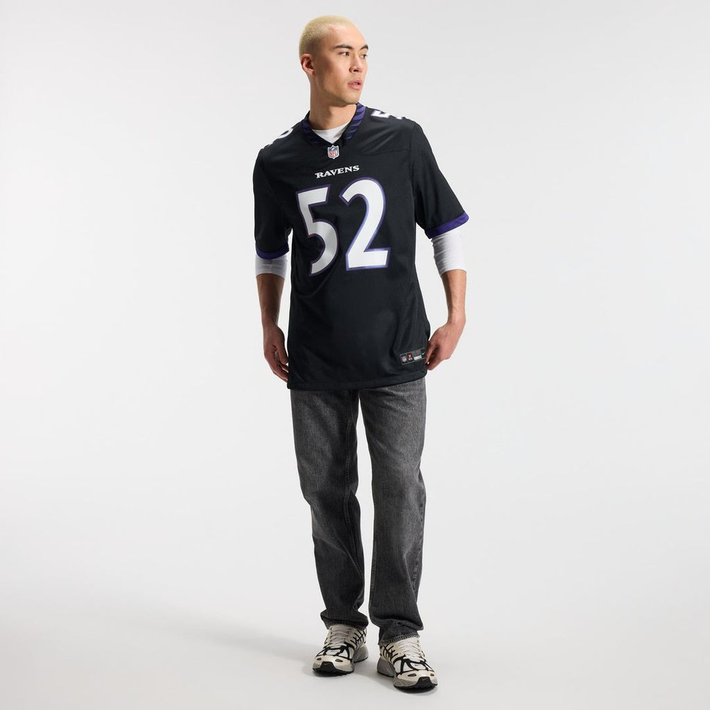 Ray Lewis Baltimore Ravens Alternate Game Jersey - Black
