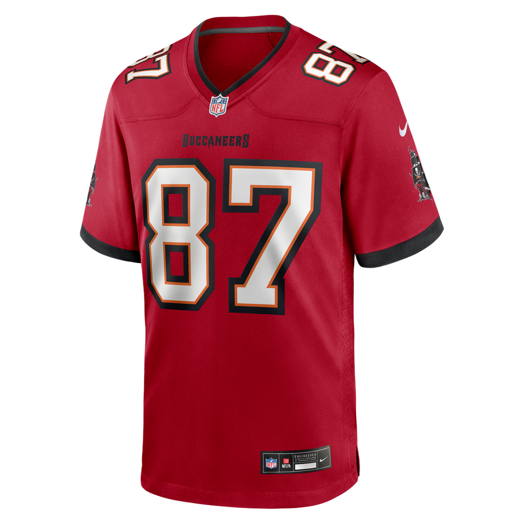 Payne Durham Tampa Bay Buccaneers Game Jersey - Red