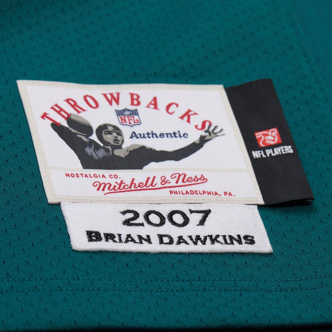 Brian Dawkins Philadelphia Eagles 1996 Authentic Throwback Jersey - White