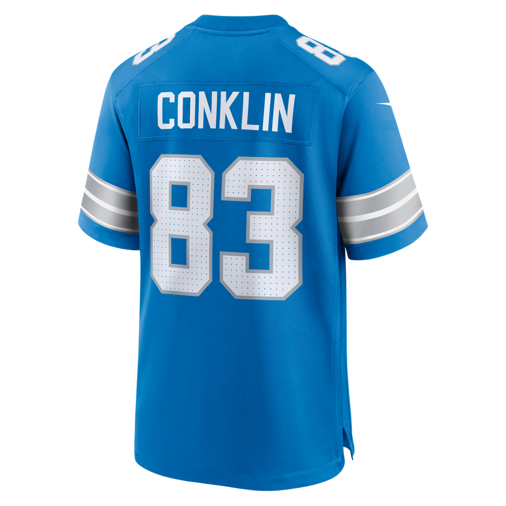 Tyler Conklin Detroit Lions Game Jersey - Blue