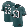Zack Baun Philadelphia Eagles Game Jersey - Midnight Green