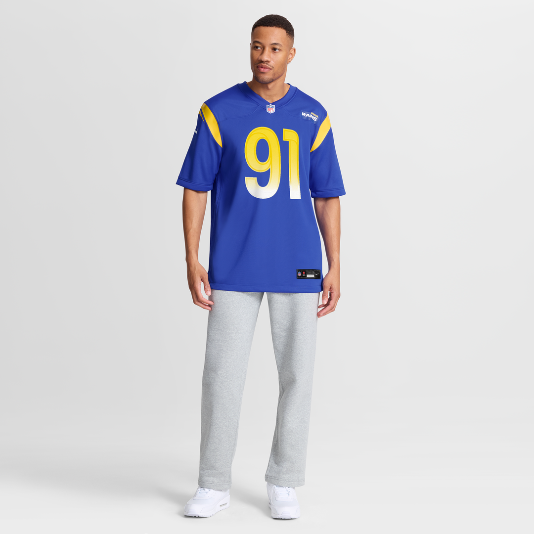 Kobie Turner Los Angeles Rams Home Game Jersey - Royal Blue