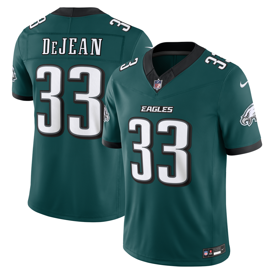 Cooper DeJean Philadelphia Eagles Alternate Vapor F.U.S.E. Stitched Limited Jersey - Black