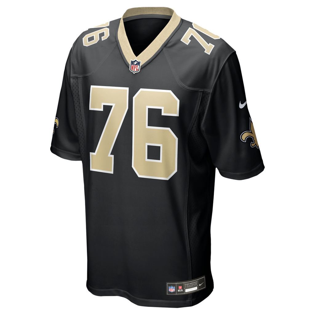 David Edwards New Orleans Saints Game Jersey - Black