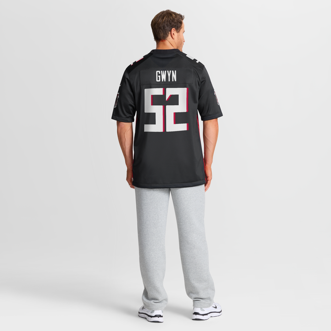 Jovaughn Gwyn Atlanta Falcons Game Jersey - Black