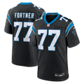 Luke Fortner Carolina Panthers Game Jersey - Black