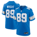 Brock Wright Detroit Lions Game Jersey - Blue