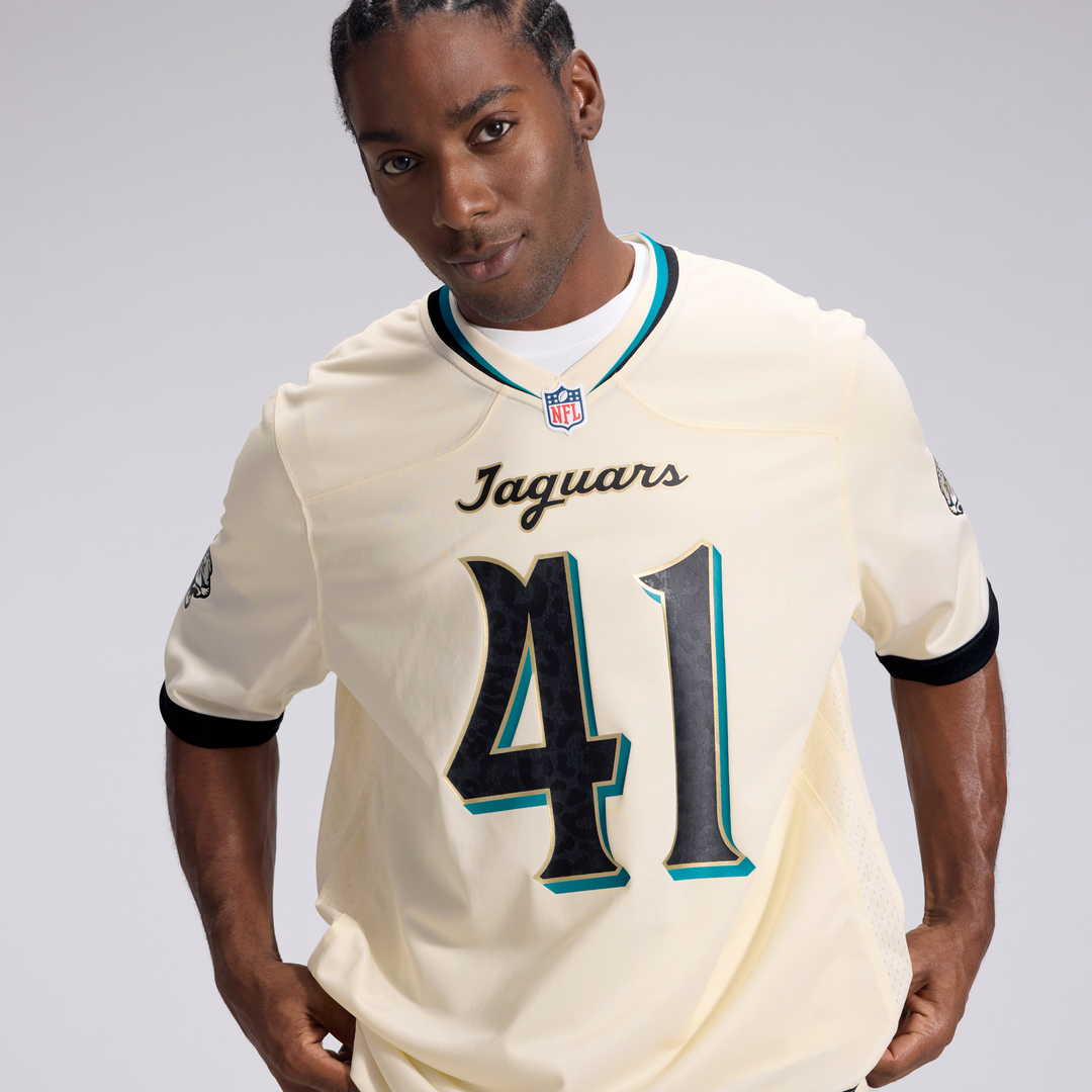 Josh Hines-Allen Jacksonville Jaguars 2026 Rivalries Collection Game Jersey - Natural