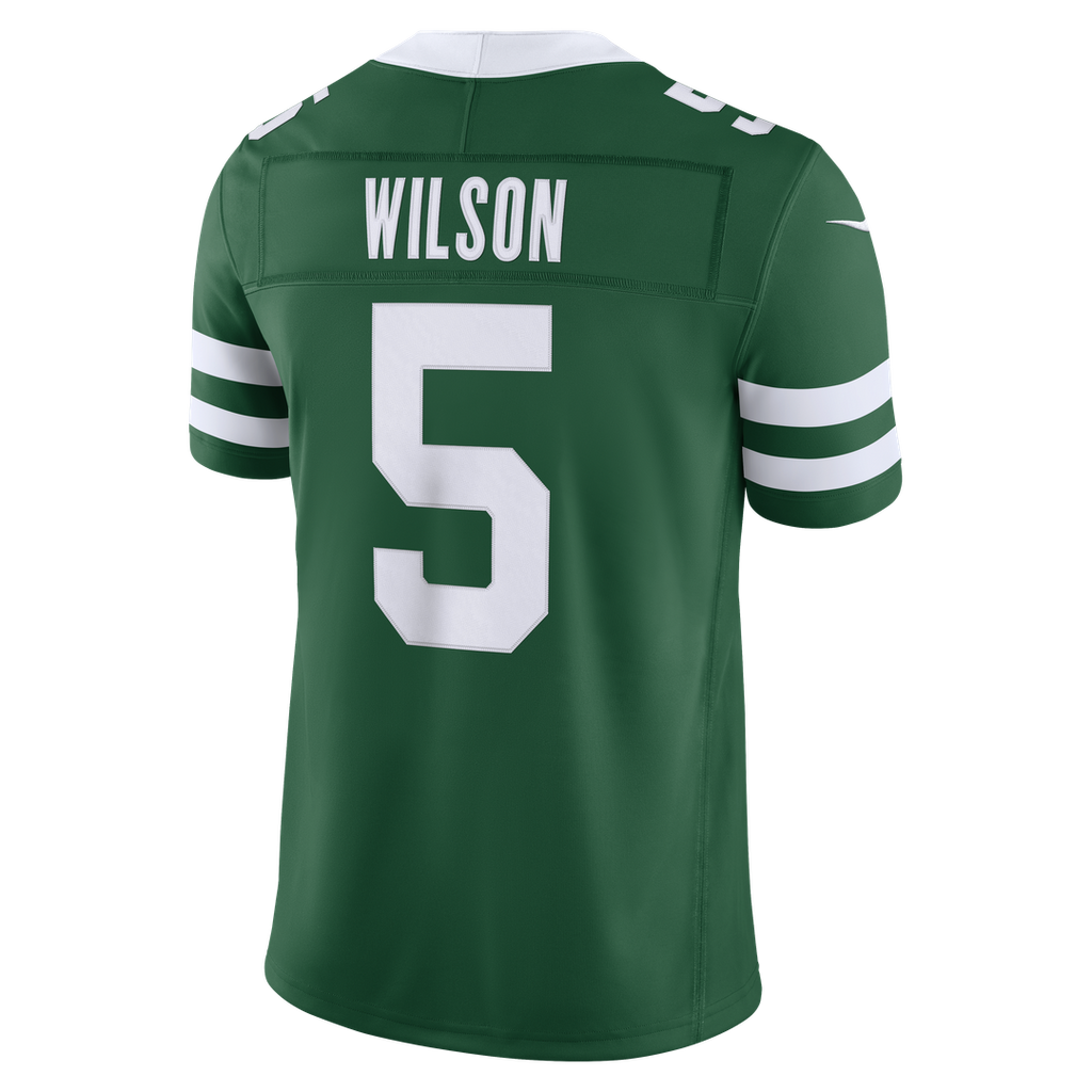 Garrett Wilson New York Jets Vapor F.U.S.E. Stitched Limited Jersey - Legacy Green