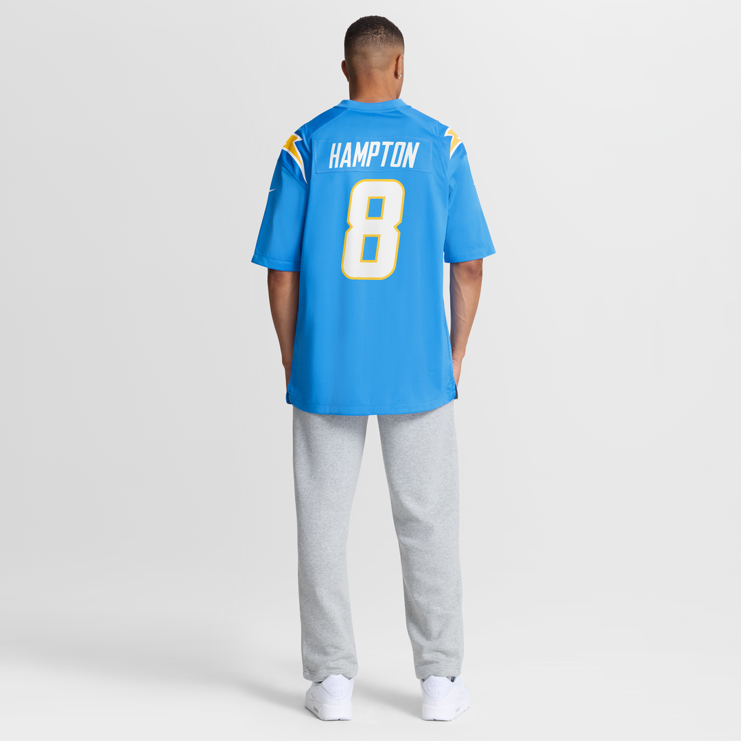 Omarion Hampton Los Angeles Chargers Alternate Super Chargers Game Jersey - Navy