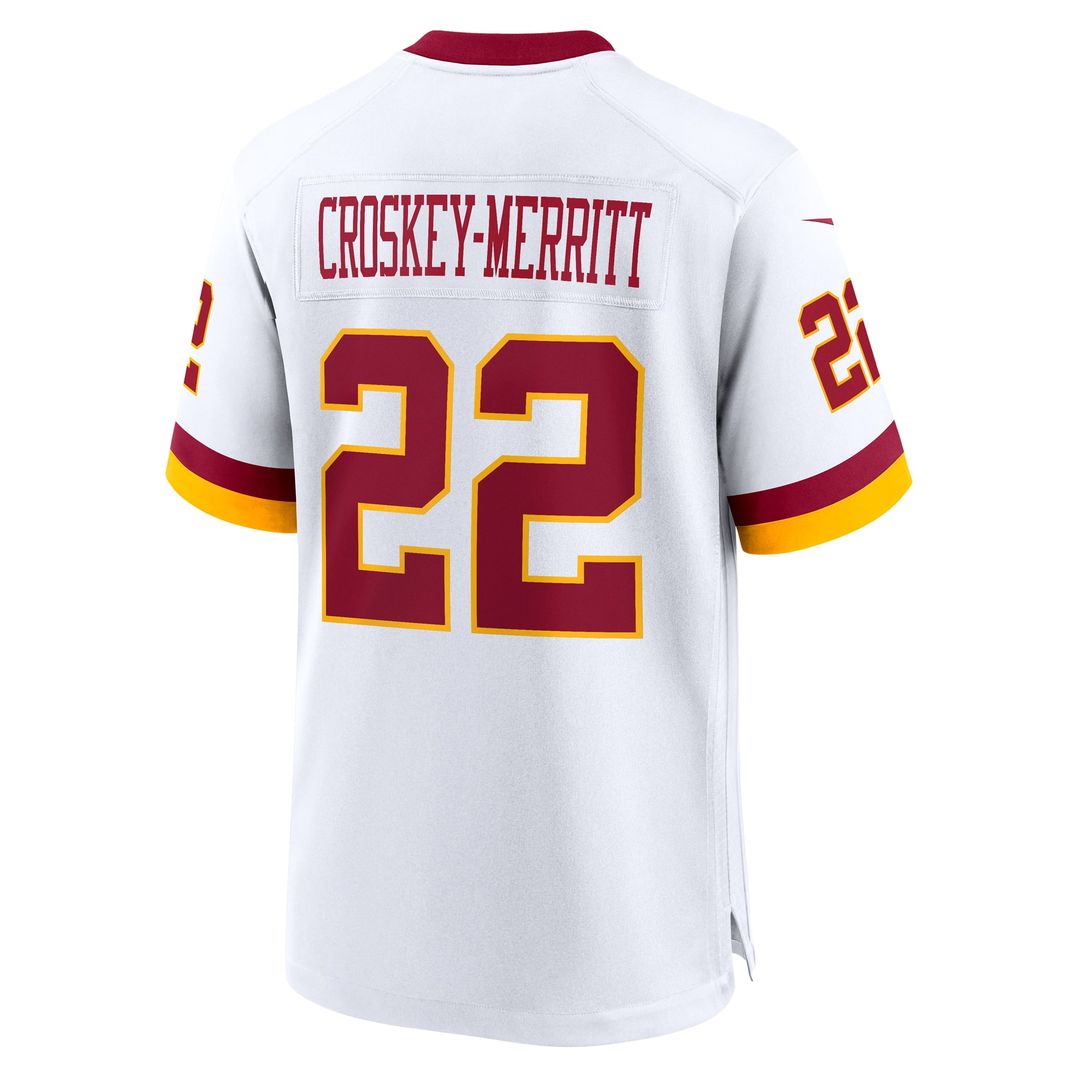 Jacory Croskey-Merritt Washington Commanders Hail Raiser Alternate Game Jersey - Black