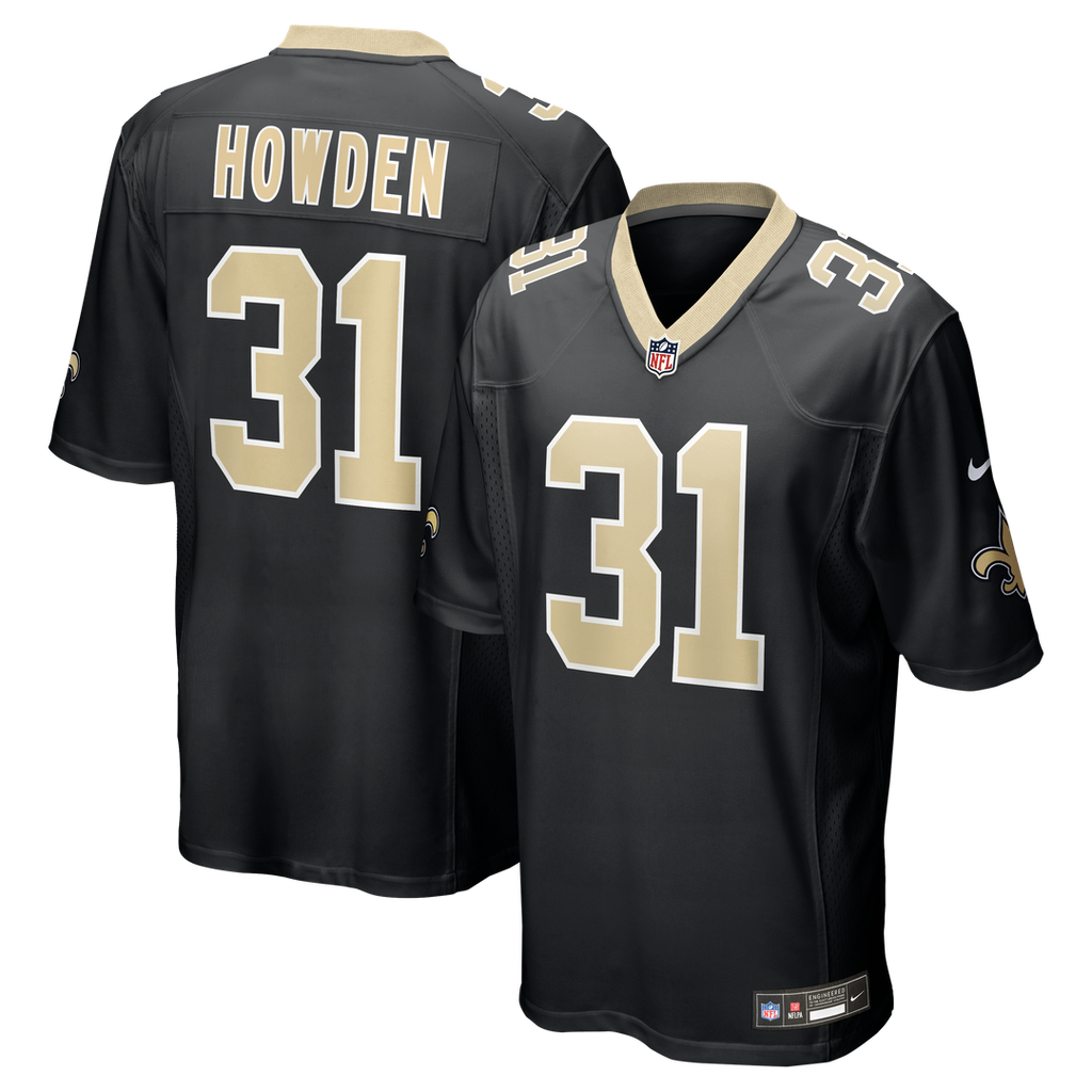 Jordan Howden New Orleans Saints Game Jersey - Black