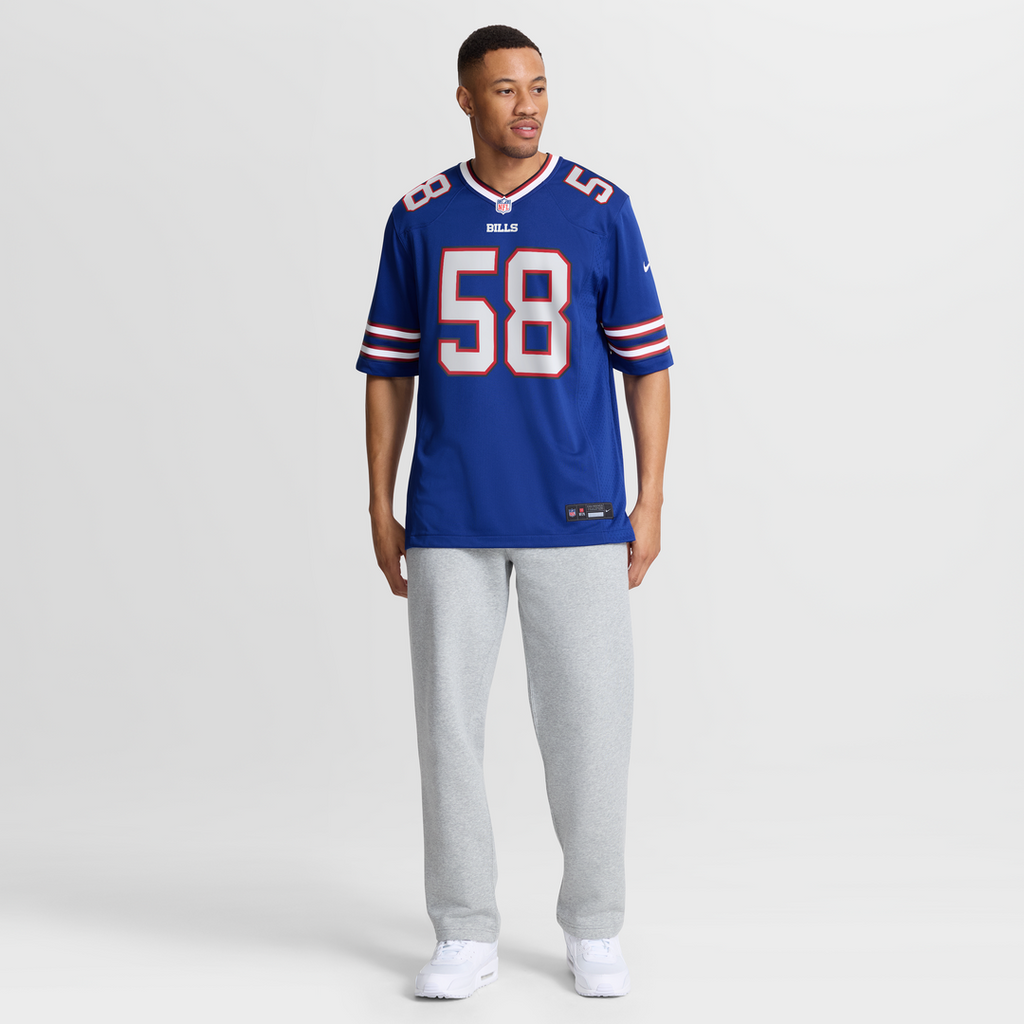 Matt Milano Buffalo Bills Game Jersey - Royal Blue