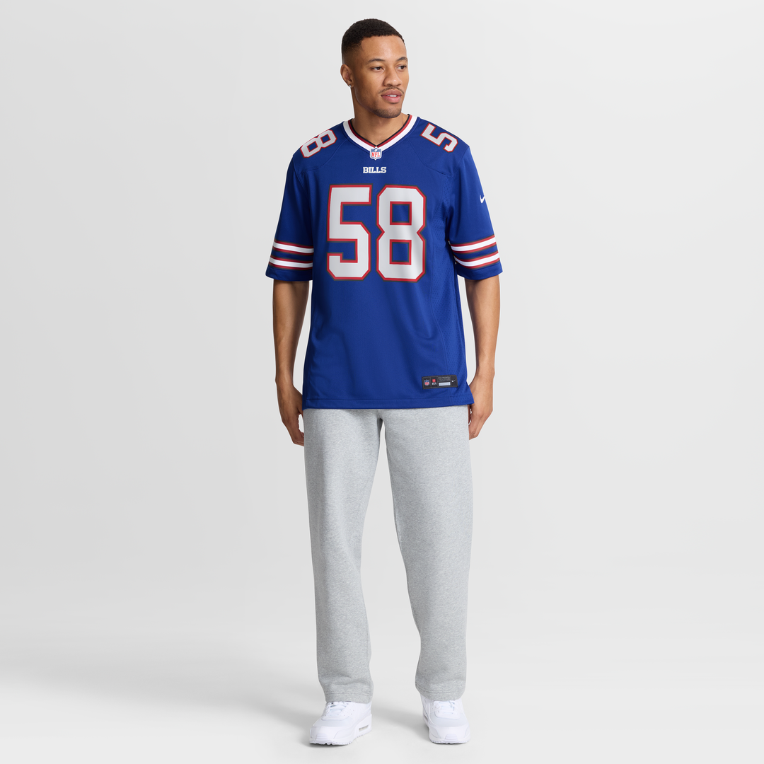 Matt Milano Buffalo Bills Game Jersey - Royal Blue