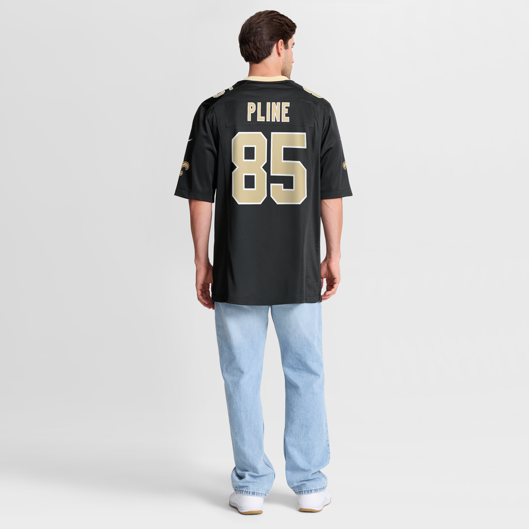 Mason Pline New Orleans Saints Game Jersey - Black