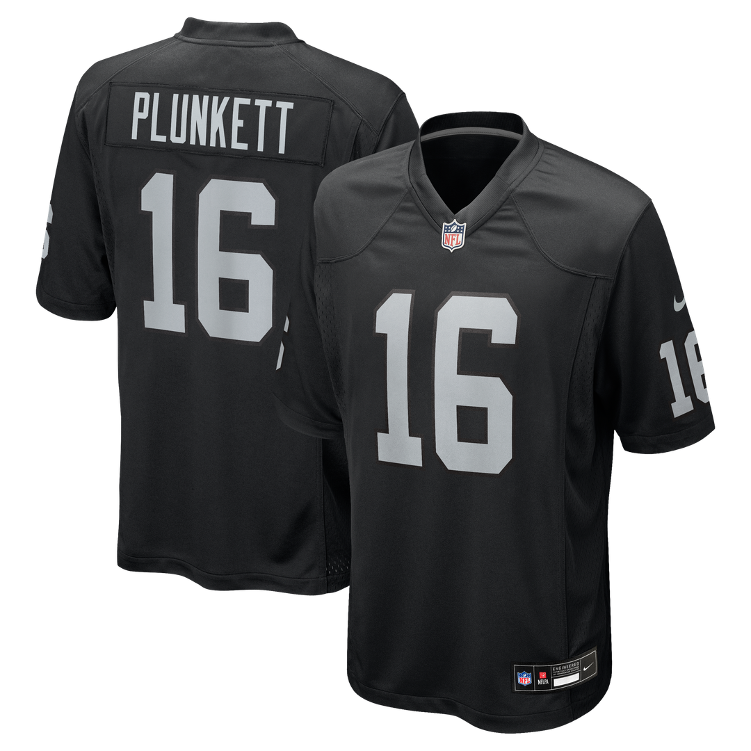 Jim Plunkett Las Vegas Raiders Game Jersey - Black