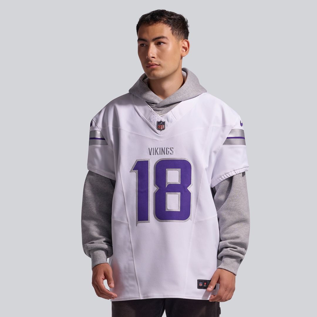 Justin Jefferson Minnesota Vikings Alternate Vapor F.U.S.E. Elite Jersey - White