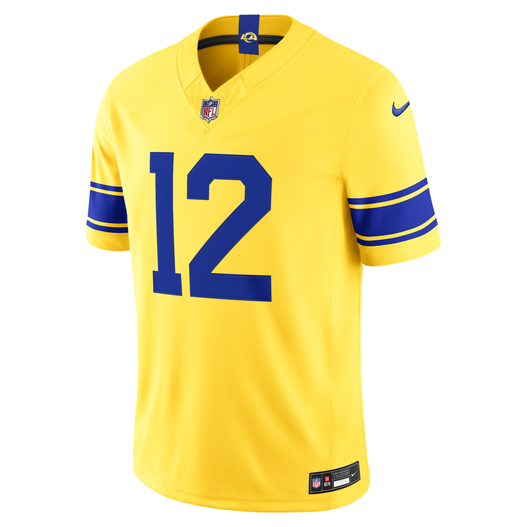 Puka Nacua Los Angeles Rams Vapor F.U.S.E. Stitched Limited Jersey - White