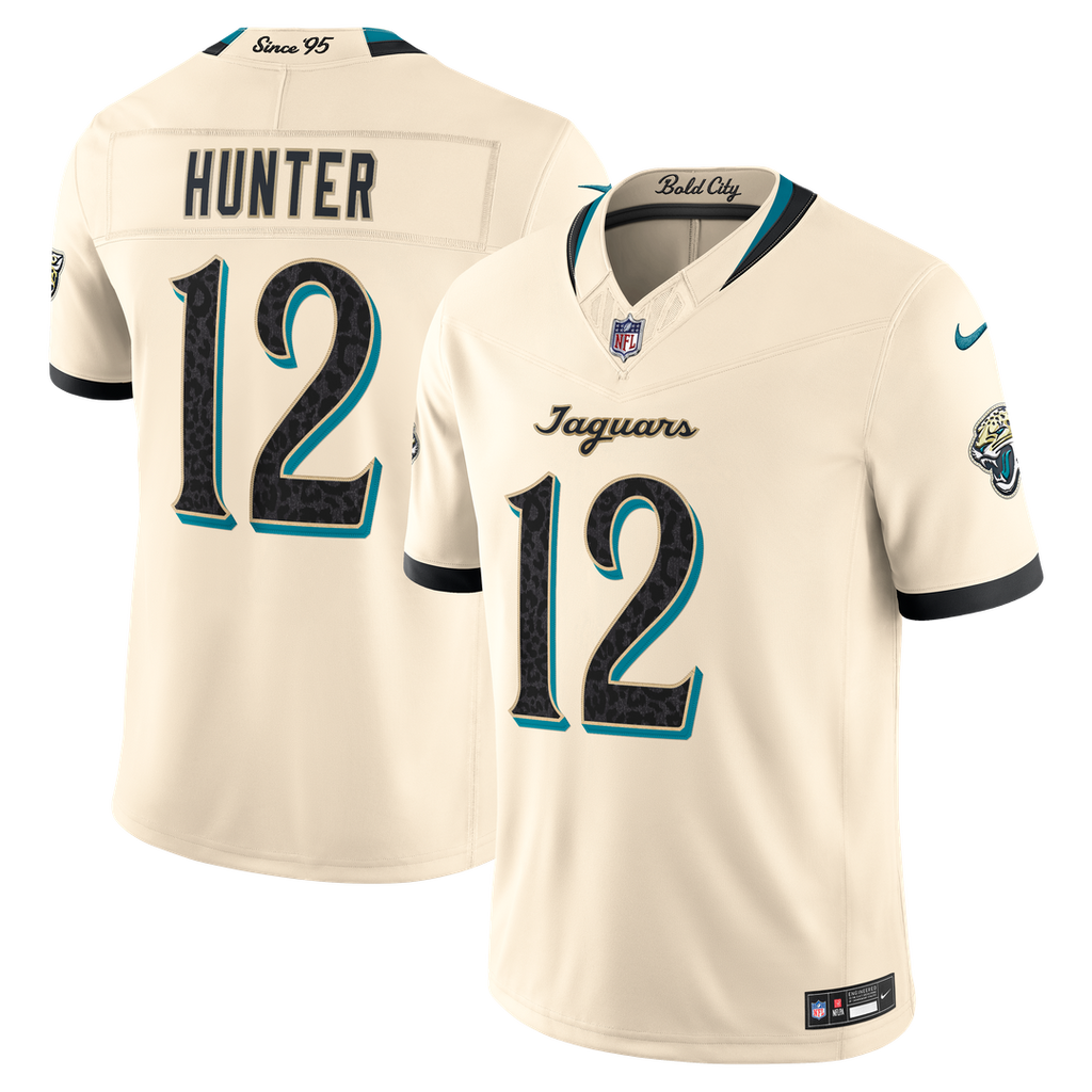 Travis Hunter Jacksonville Jaguars 2026 Rivalries Collection Stitched Limited Jersey - Natural