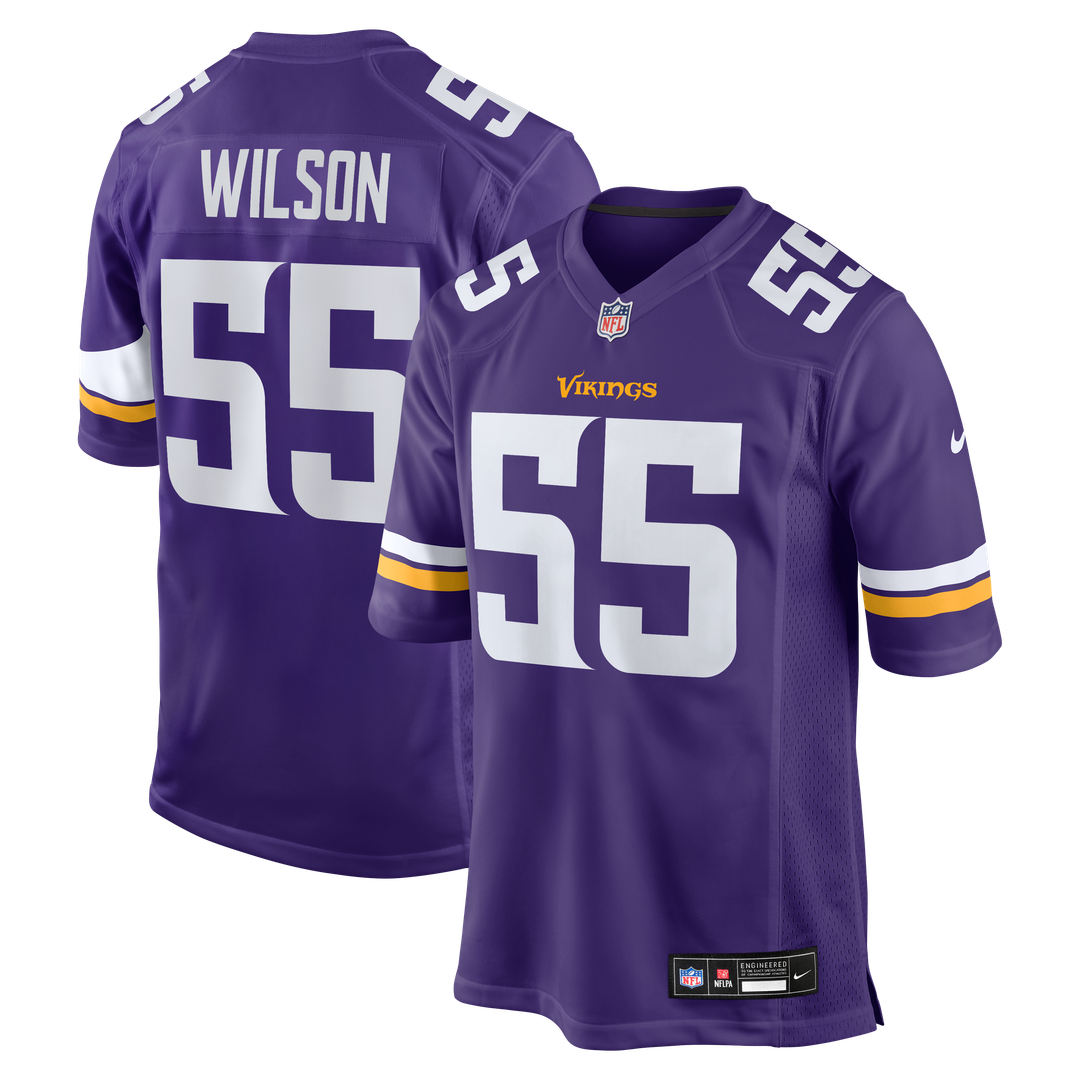 Eric Wilson Minnesota Vikings Game Jersey - Purple