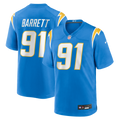 Nick Barrett Los Angeles Chargers Game Jersey - Powder Blue