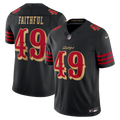 The Faithful San Francisco 49ers Rivalries Collection Stitched Limited Jersey - Black