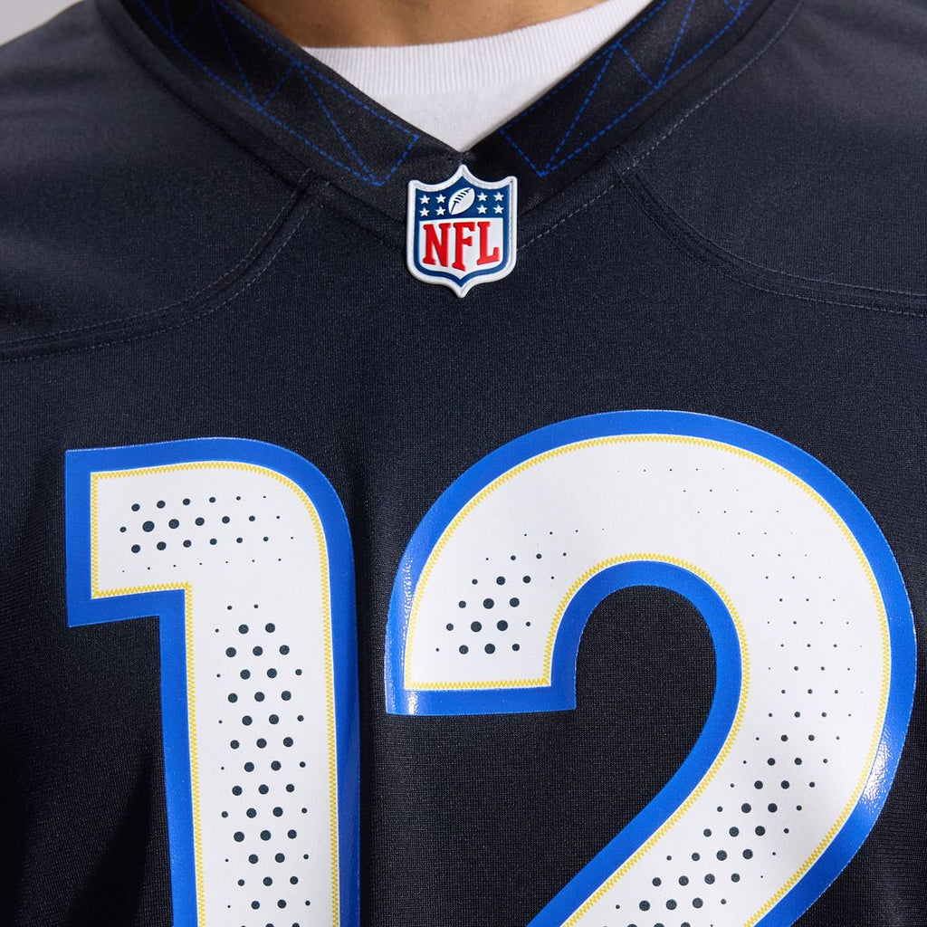 Puka Nacua Los Angeles Rams Rivalries Collection Game Jersey - Dark Blue