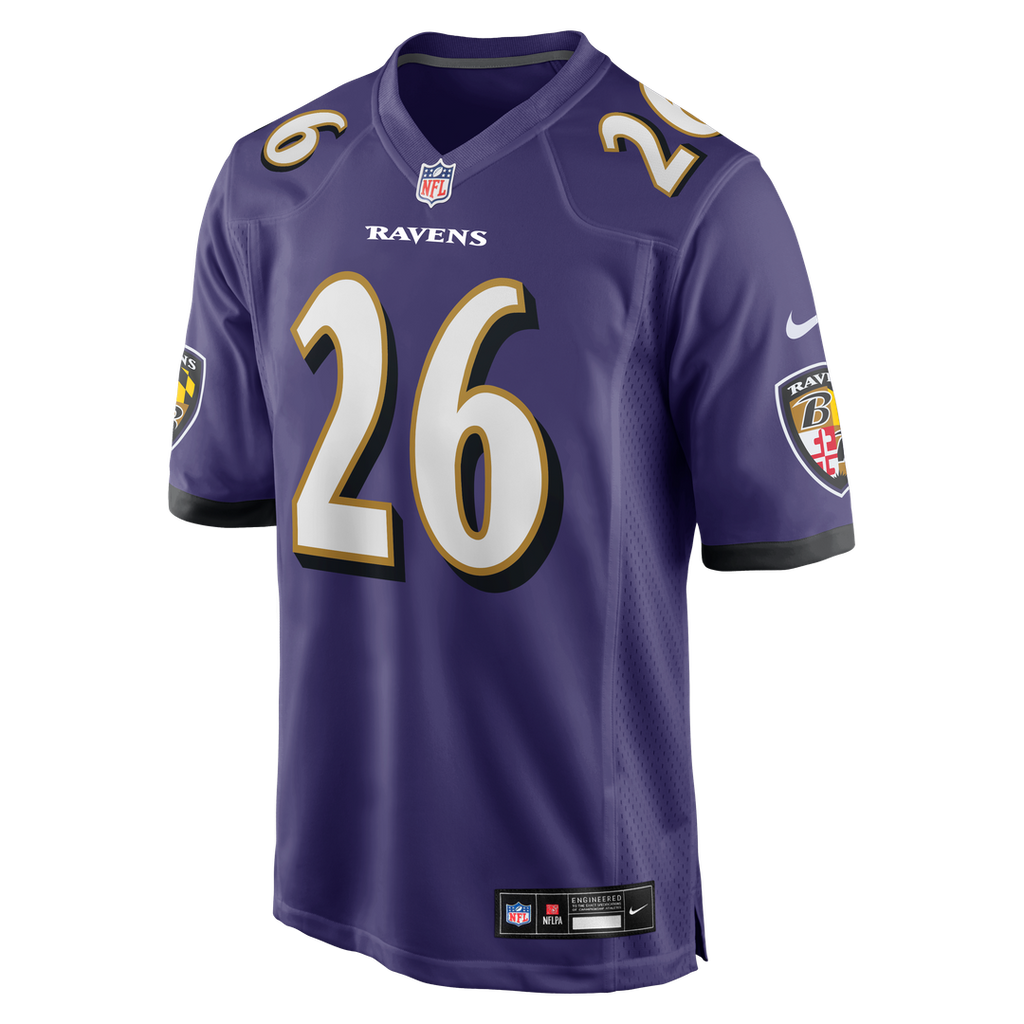 Rasheen Ali Baltimore Ravens Game Jersey - Purple