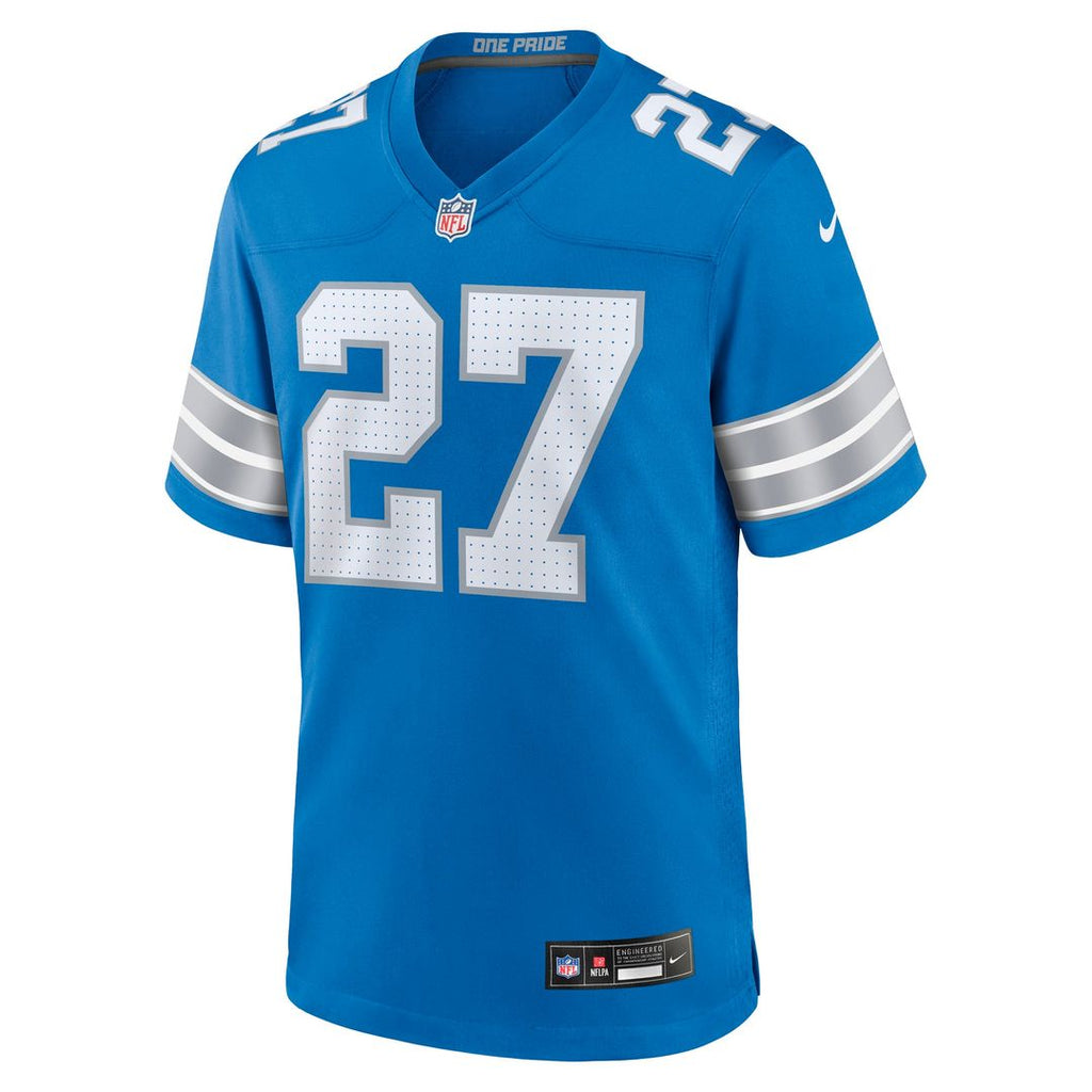 Christian Izien Detroit Lions Game Jersey - Blue