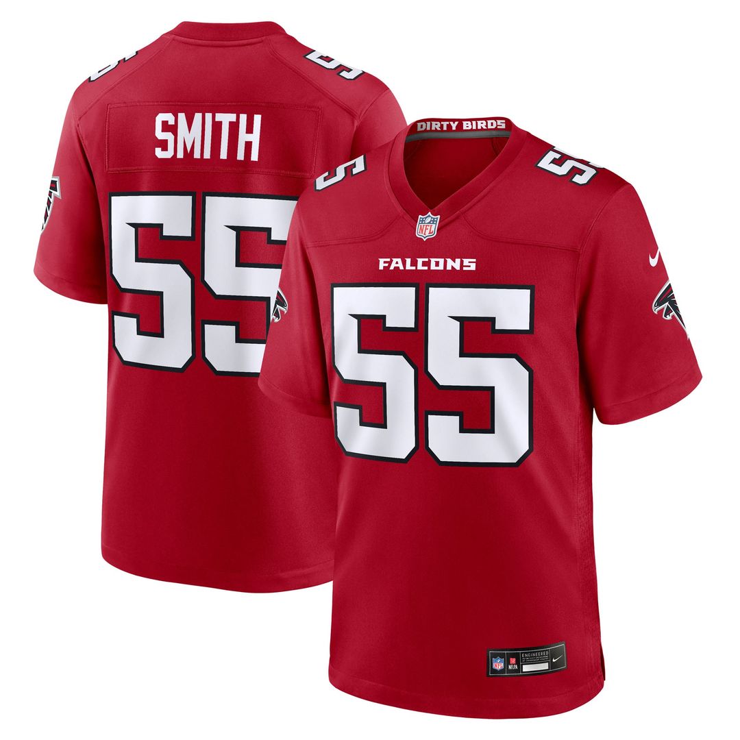 Za'Darius Smith Atlanta Falcons Game Jersey - Red