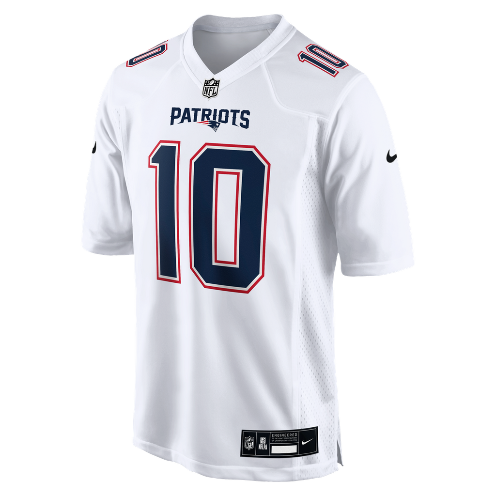 Drake Maye New England Patriots Game Jersey - Carbon Black