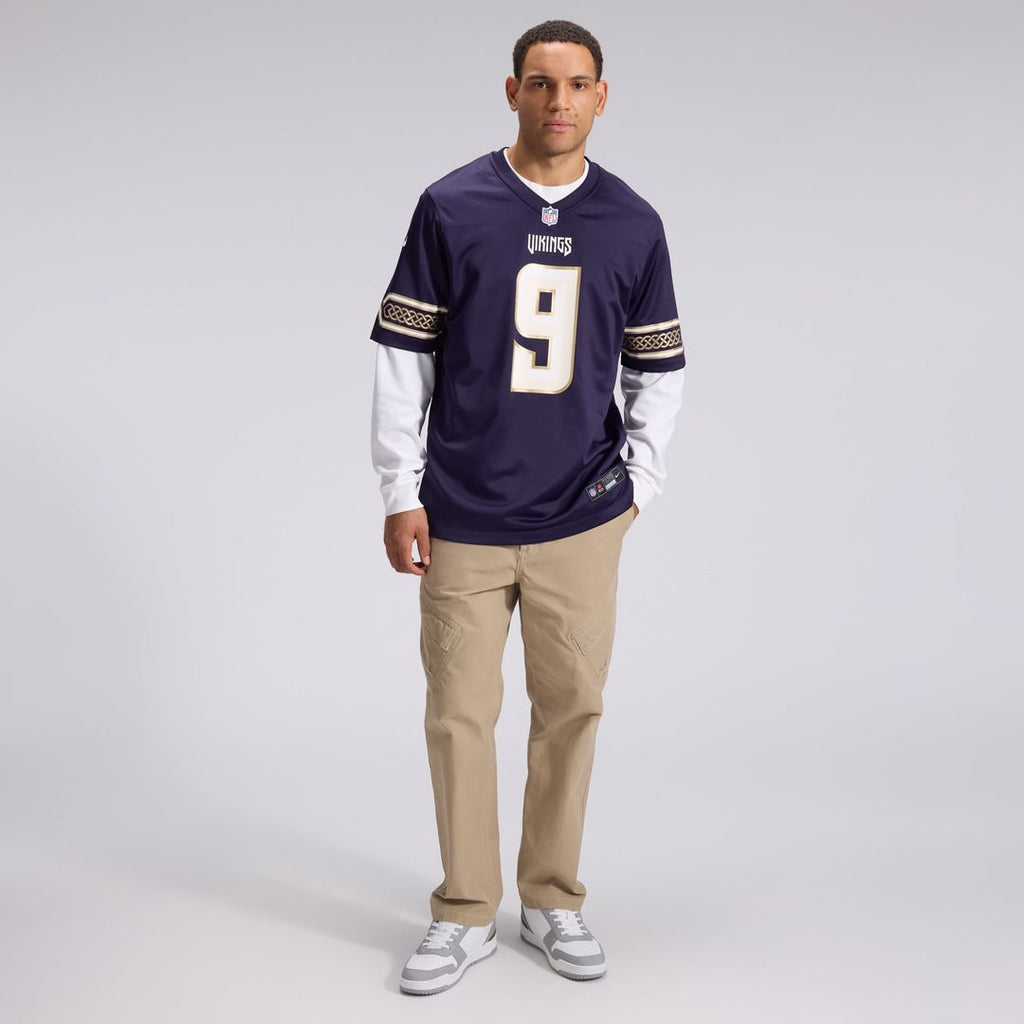 J.J McCarthy Minnesota Vikings 2026 Rivalries Collection Game Jersey - Purple