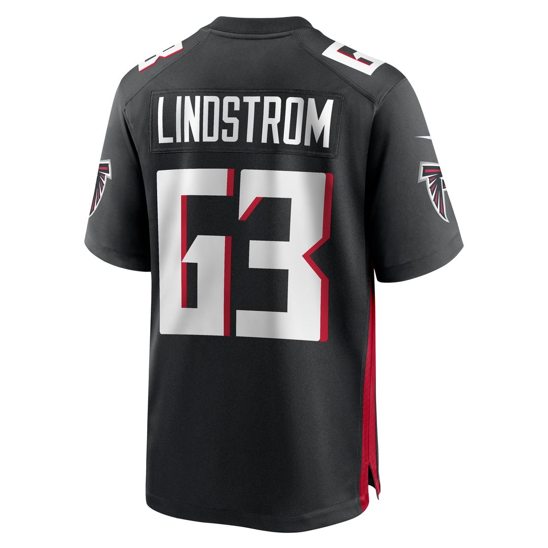 Chris Lindstrom Atlanta Falcons Game Jersey - Black