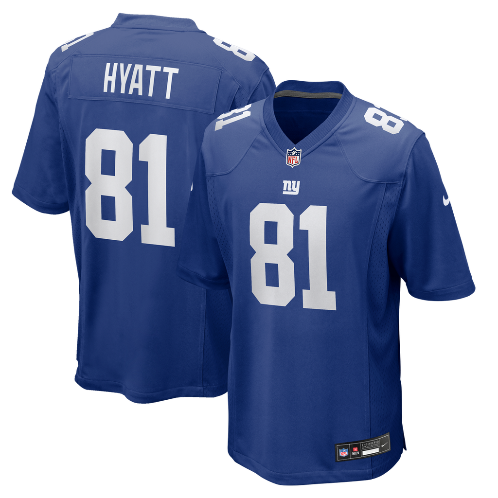 Jalin Hyatt New York Giants Game Jersey - Royal Blue
