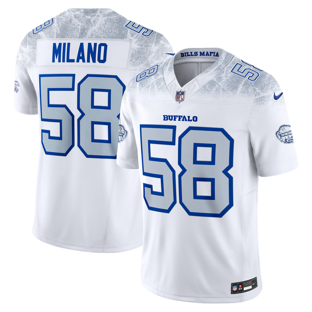Matt Milano Buffalo Bills Rivalries Collection Stitched Limited Jersey - White