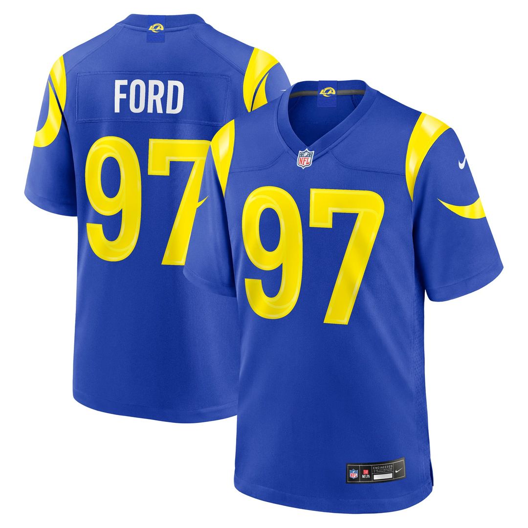 Poona Ford Los Angeles Rams Game Jersey - Royal Blue