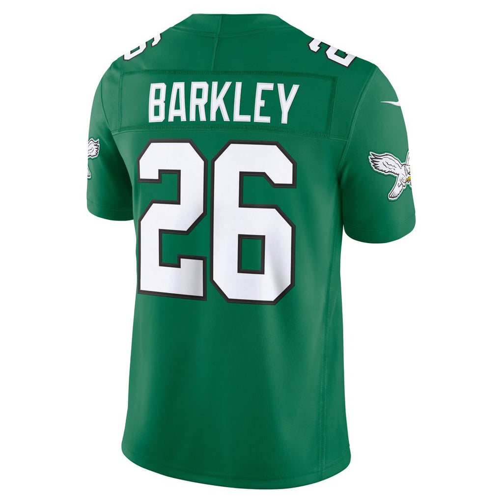 Saquon Barkley Philadelphia Eagles Vapor F.U.S.E. Stitched Limited Jersey - White