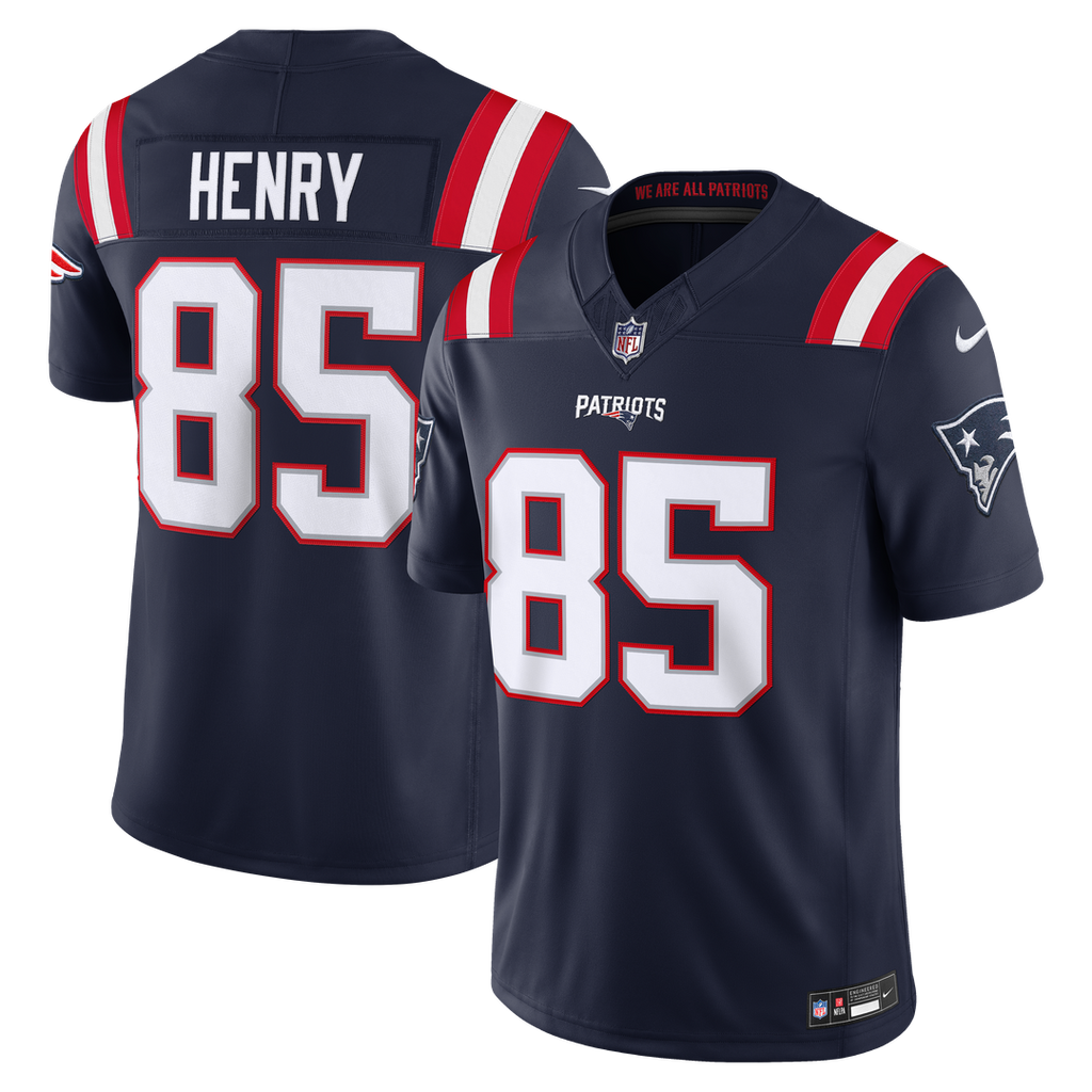 Hunter Henry New England Patriots Vapor F.U.S.E. Stitched Limited Jersey - Navy