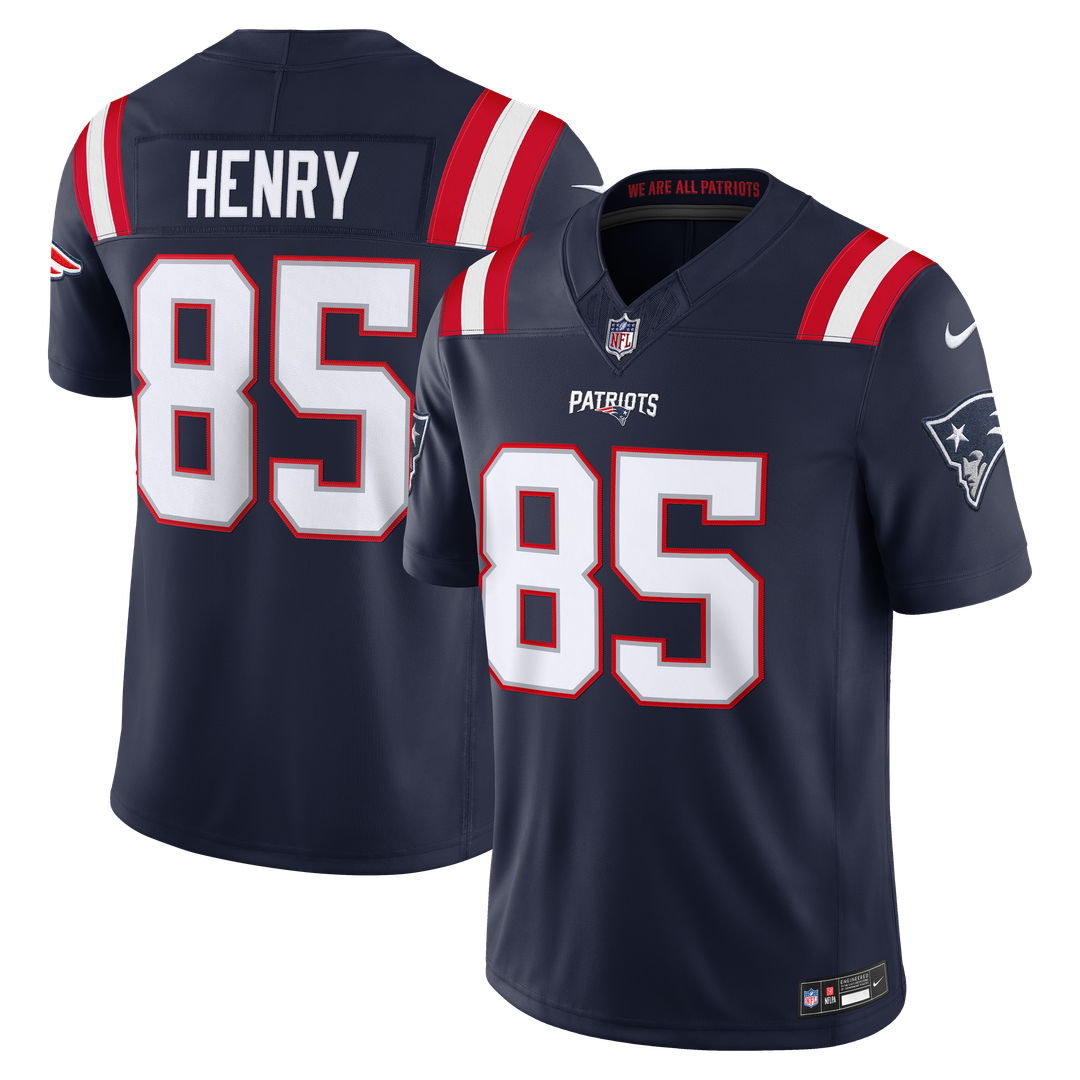 Hunter Henry New England Patriots Vapor F.U.S.E. Stitched Limited Jersey - Navy