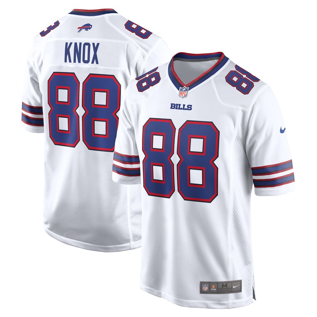 Dawson Knox Buffalo Bills Away Game Jersey - White