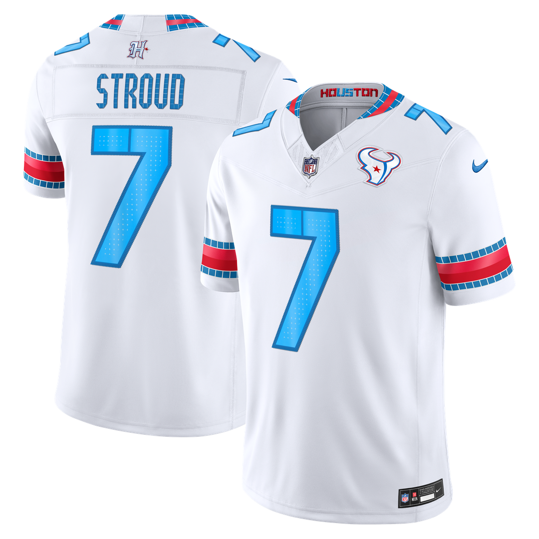 C.J. Stroud Houston Texans 2026 Rivalries Collection Stitched Limited Jersey - White