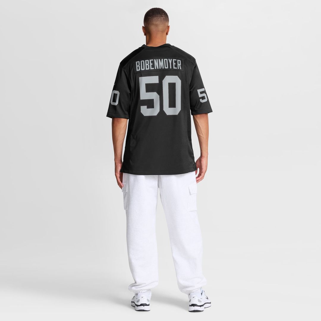 Jacob Bobenmoyer Las Vegas Raiders Game Jersey - Black