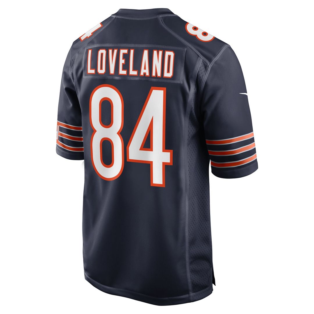 Colston Loveland Chicago Bears Alternate Game Jersey - Orange