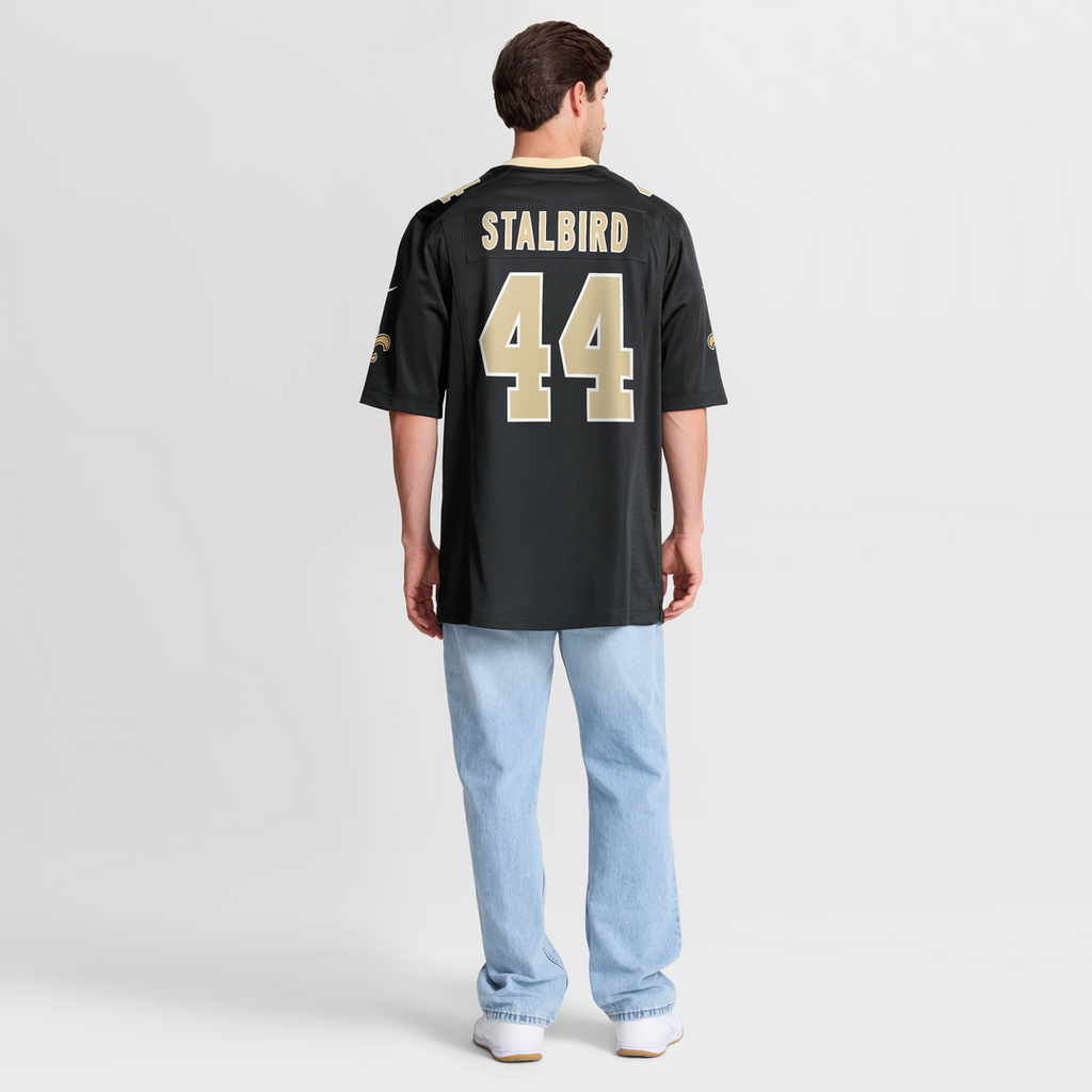 Isaiah Stalbird New Orleans Saints Game Jersey - Black