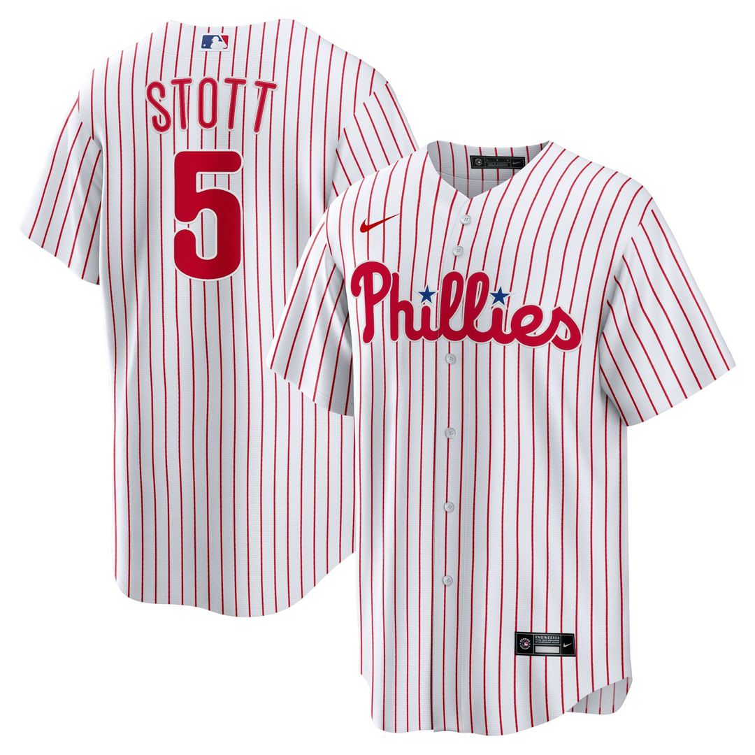 Philadelphia Phillies Bryson Stott Nike White Replica Player Jersey
