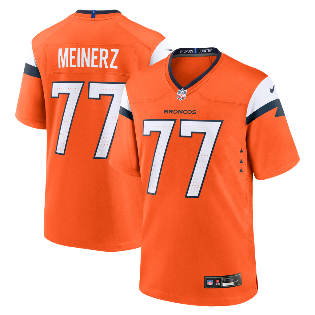 Quinn Meinerz Denver Broncos Game Jersey - Orange