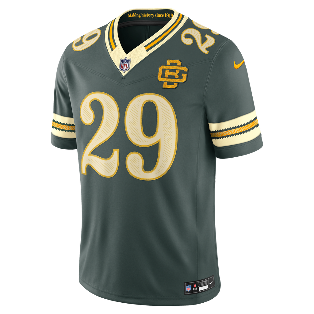 Xavier McKinney Green Bay Packers 2026 Rivalries Collection Stitched Limited Jersey - Green