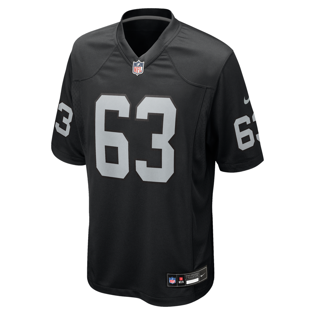 Gene Upshaw Las Vegas Raiders Game Jersey - Black