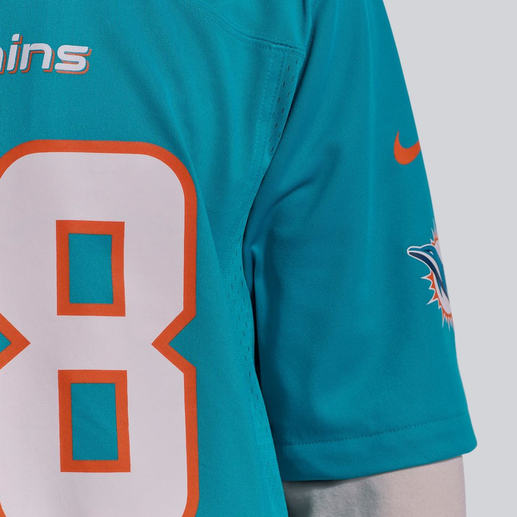 De'Von Achane Miami Dolphins Game Jersey - Aqua